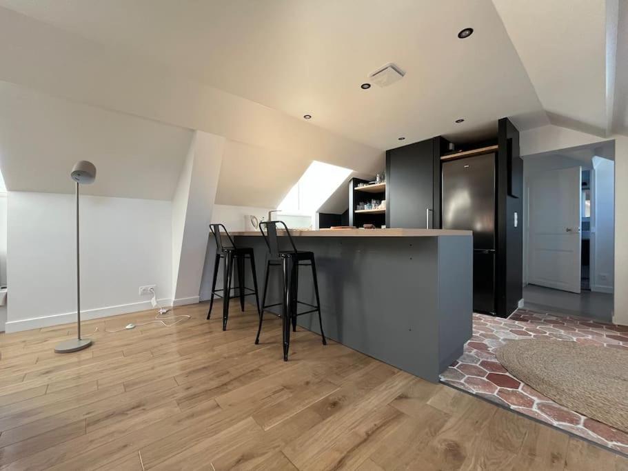 Sur Les Toits De Fontainebleau - Hypercentre Apartman Kültér fotó